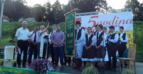 Blagoslov nove zastave KUD-a 